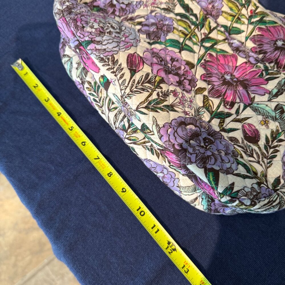 VERA BRADLEY Carson Shoulder Bag — Lavender Meadow Pattern - Picture 7 of 11